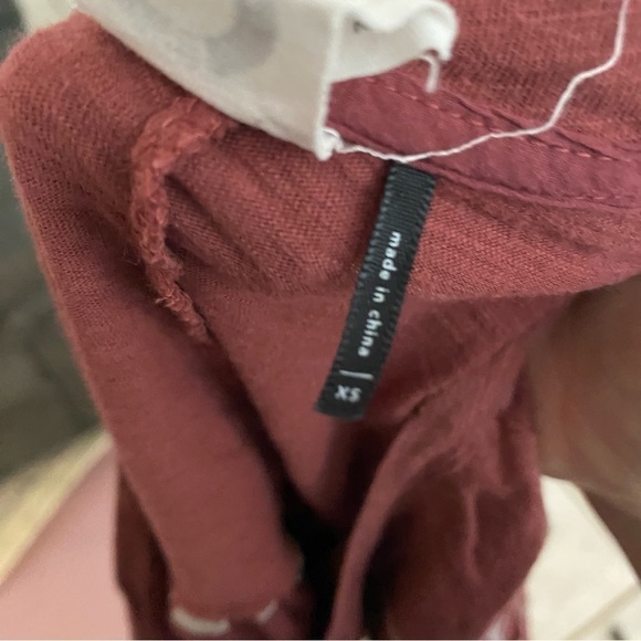 Anthropologie Akemi + Kin Light Streaks Swing Top - Picture 6 of 6